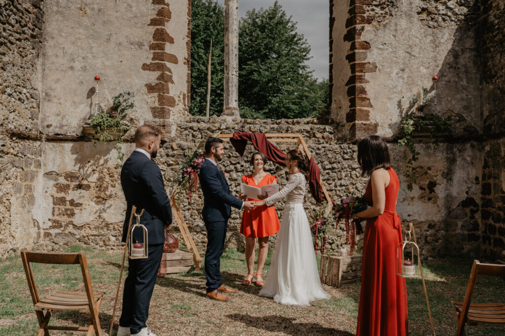 Cérémonie laïque en petit comité