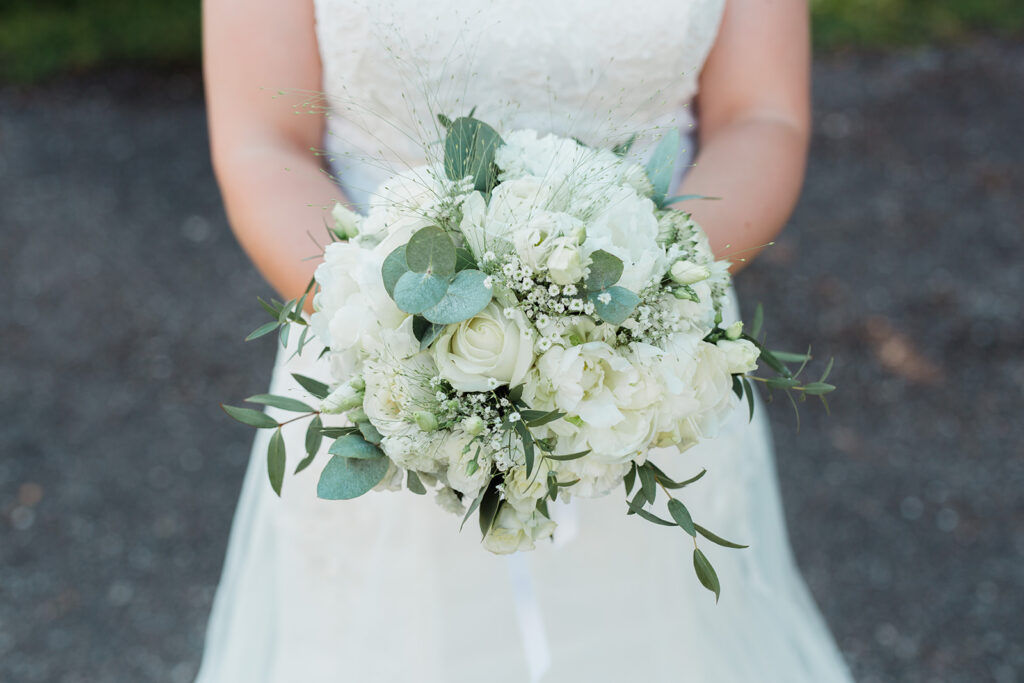 Bouquet, blanc, cérémonie, mariage, fleurs, minimaliste, bouquet mariée, élégant