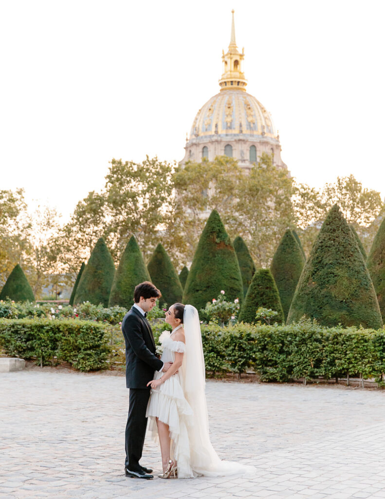 Paris, wedding, mariage, musée, jardins, monument, photographie, couple, se marier à Paris au printemps