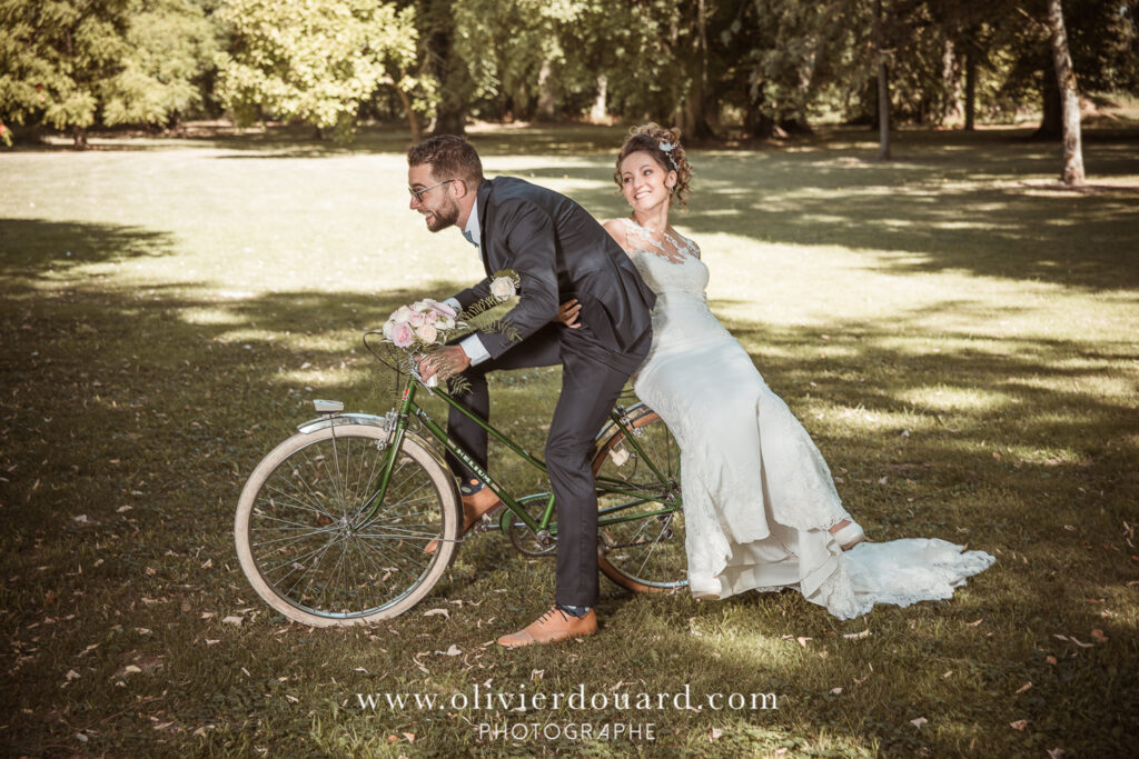 à vélo en bord de Loire