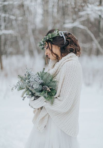 mariée hiver bordeaux