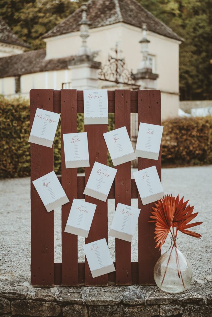 plan de table automne