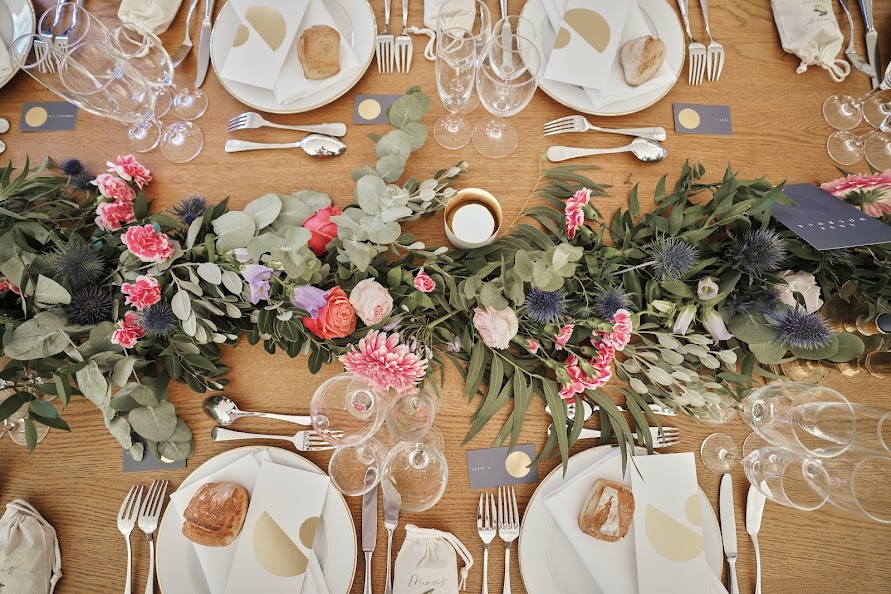mariage à domicile, décoration de table, mariage à paris, mariage en idf,
