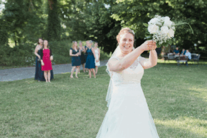 Lancer de bouquet