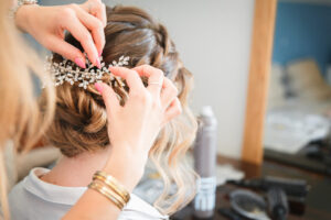 bijoux de tête mariage bordeaux