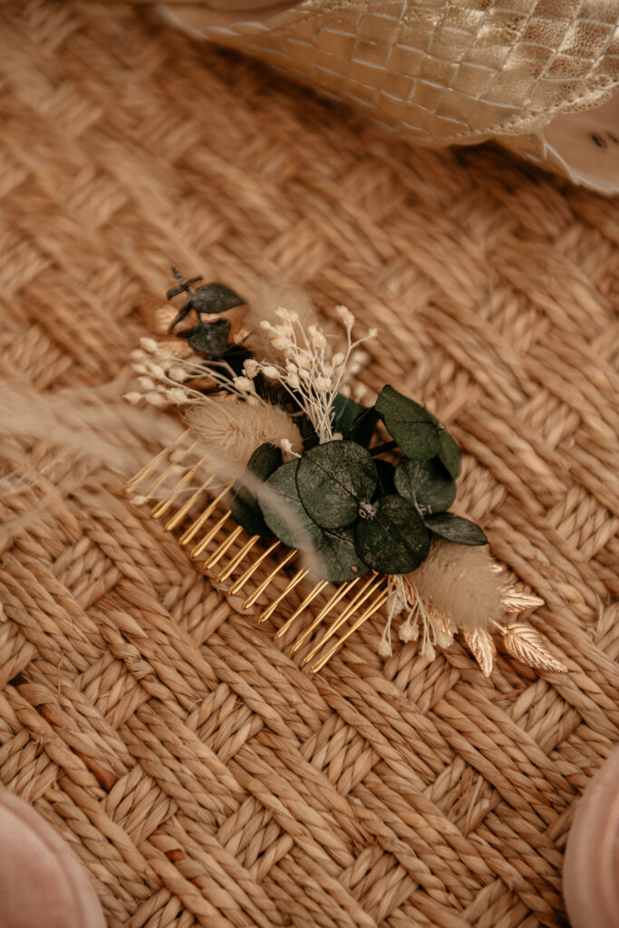 accessoires mariée bordeaux