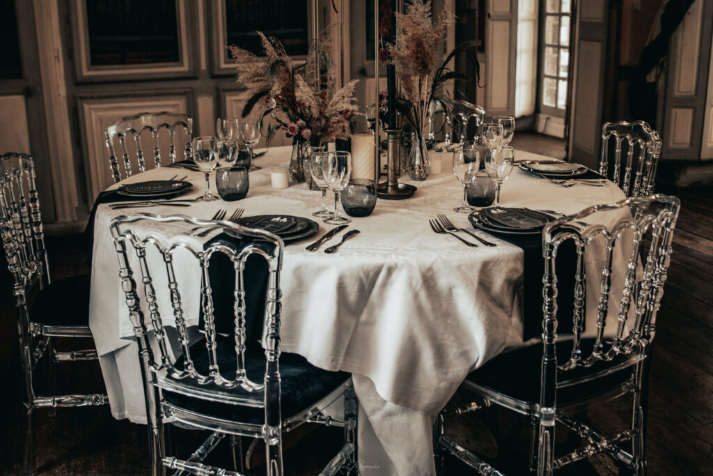 Mariage thème peaky blinders décoration table 