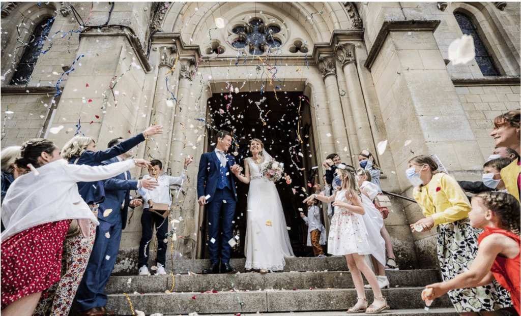 Alternative au lancé de riz confettis biodégradable