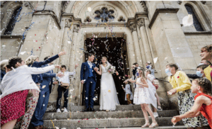 Alternative au lancé de riz confettis biodégradable