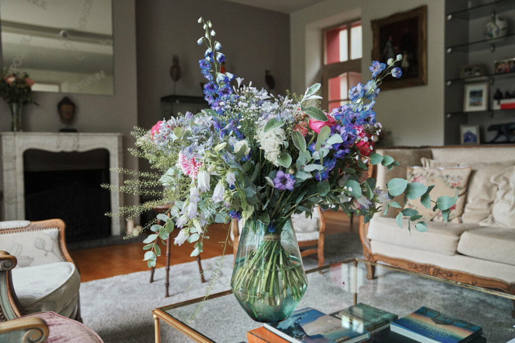 fleurs mariage, mariage à domicile