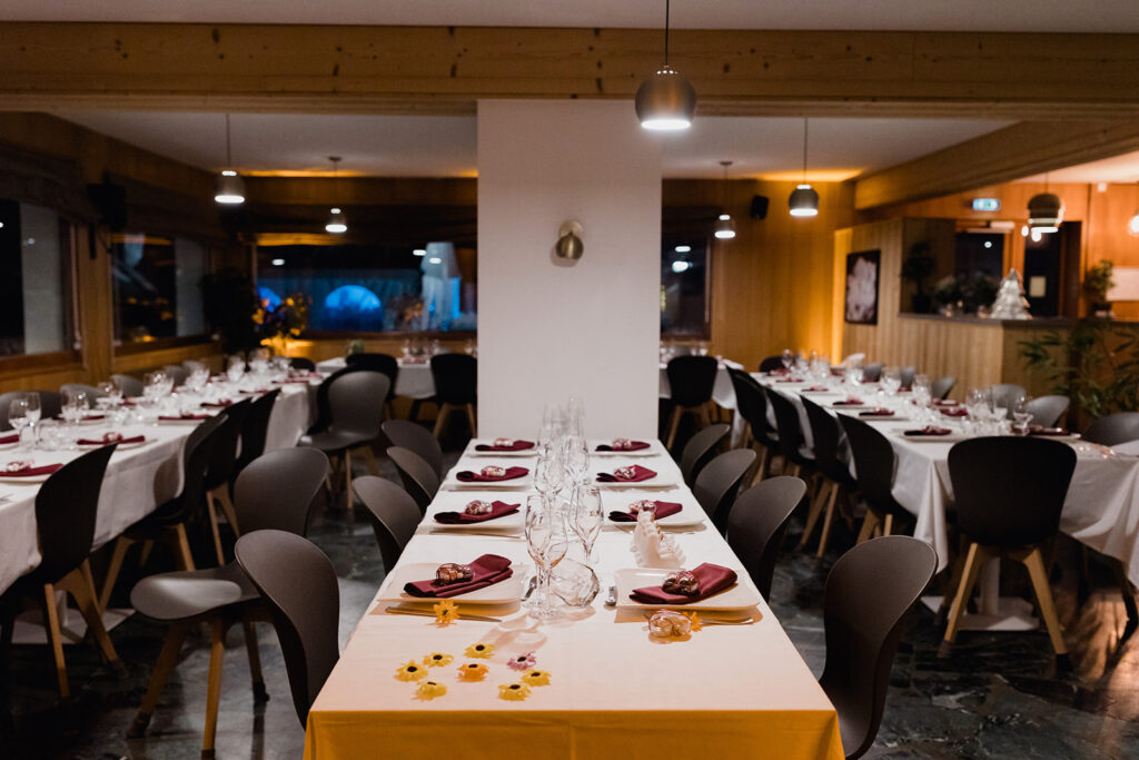 salle repas, salle mariage, repas mariage, mariage montagne