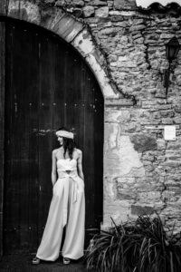 bride, bride dress, wedding dress, pants, combinaison mariage, unordinary