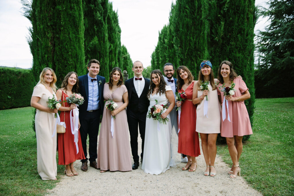 demoiselles d'honneur, témoins