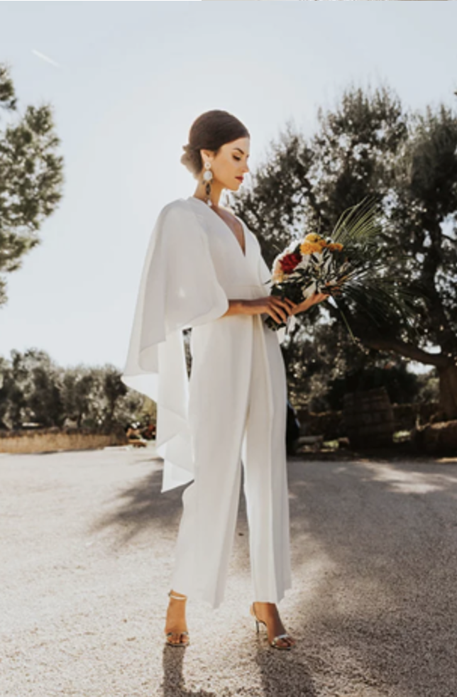 Tenue combinaison de mariage
