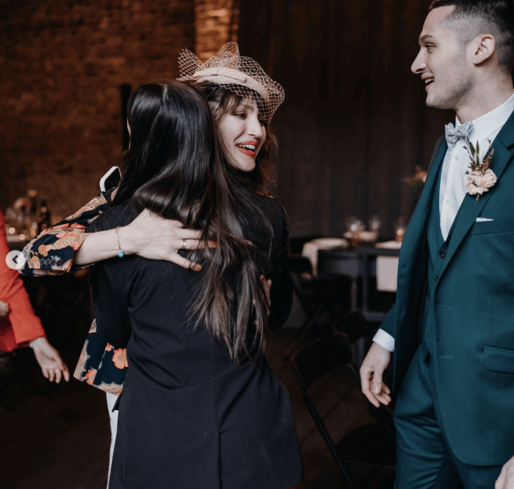 Remerciement des mariés