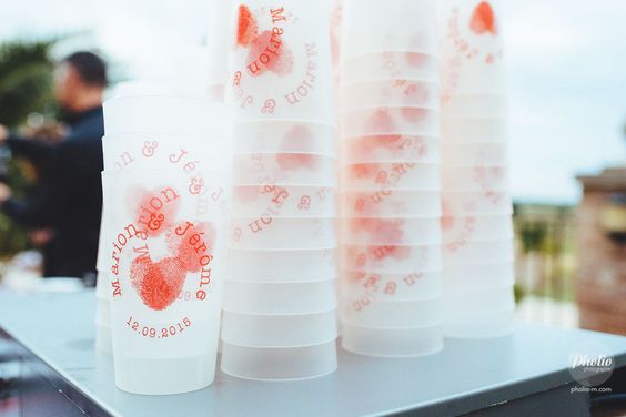 verre mariage, éco-cup, wedding gift, cadeau invité