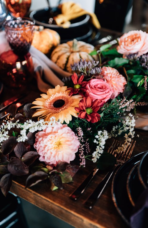 décoration halloween mariage, mariage sous le signe d'halloween