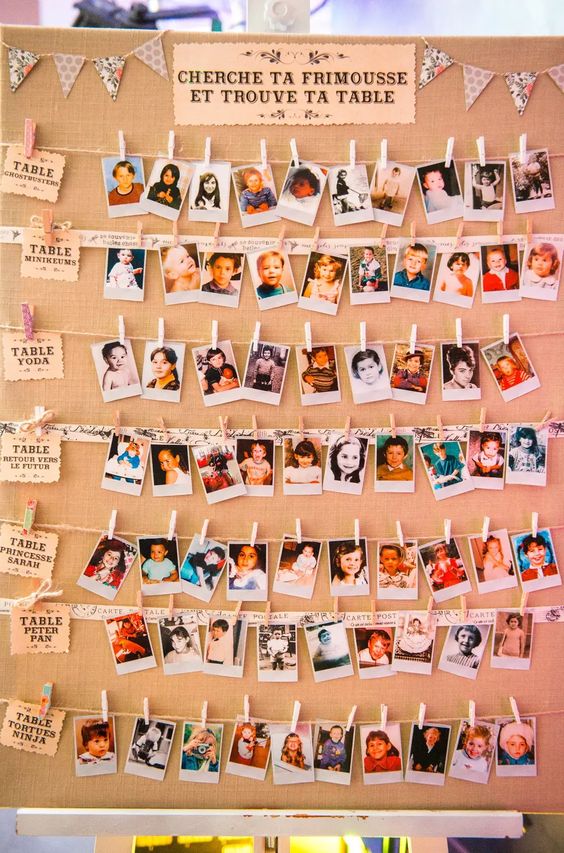 plan de table original, DIY