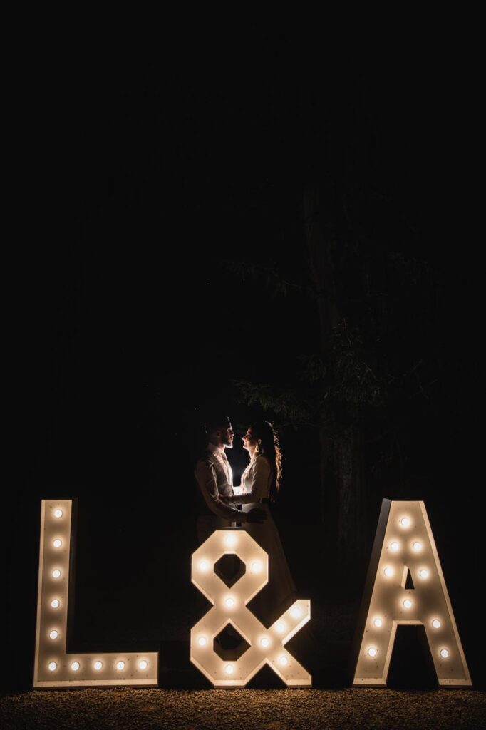 lettres mariage, décoration mariage, mariage personnalisé