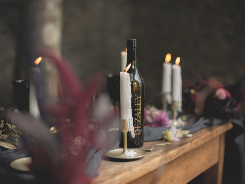 table, decoration, halloween, halloween wedding