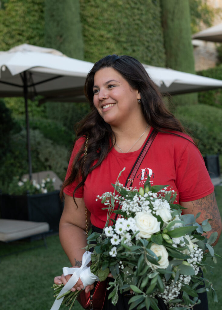 D Day Provence, bouquet de fleurs, demande en mariage Gordes