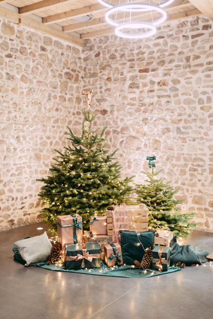 noël, sapin, cadeau, mariage