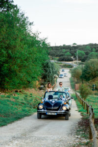 Choisissez l'arrivée qui correspond à votre mariage