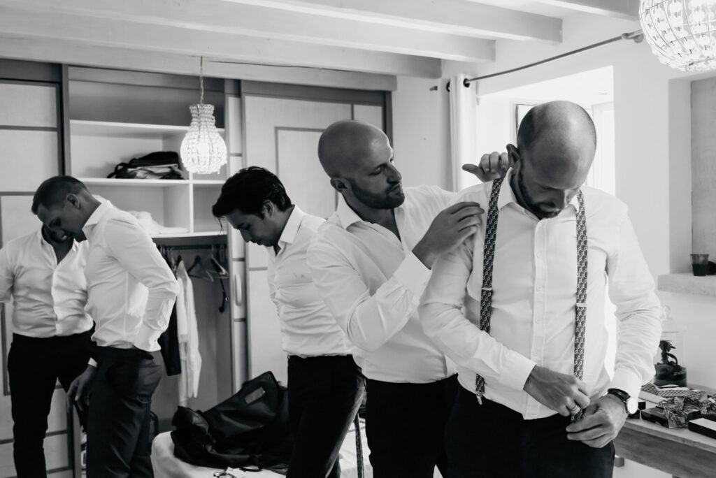 Essayage de costume, costume man