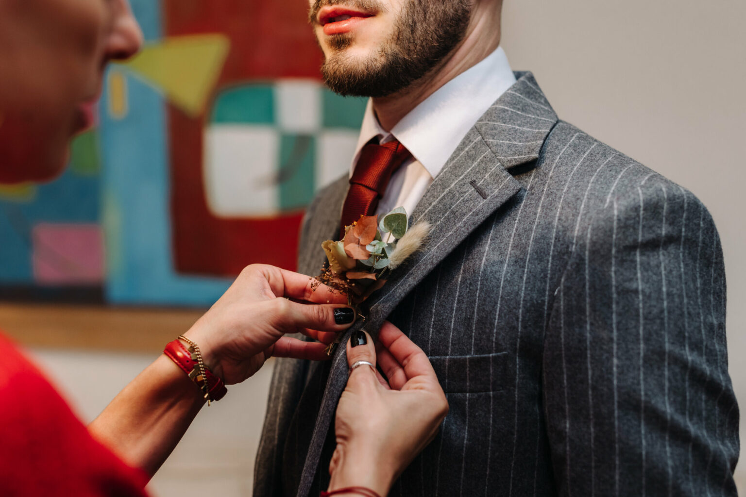 Préparation, Marié, Costume de mariage