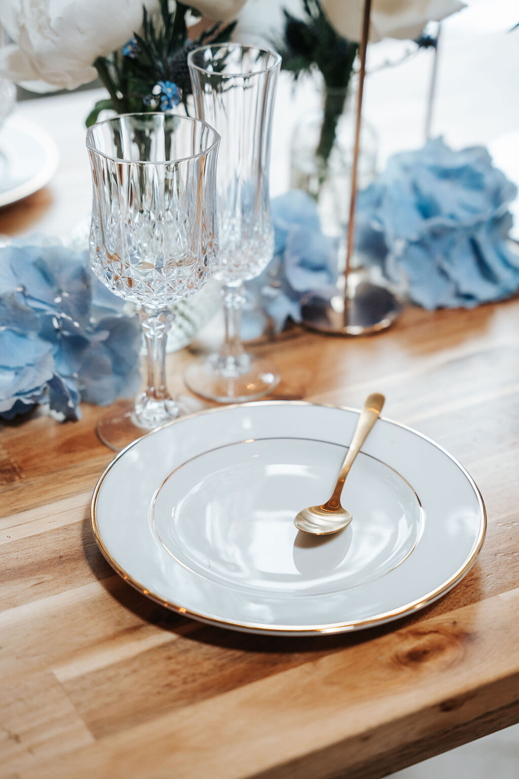 Art de la table minimaliste mariage