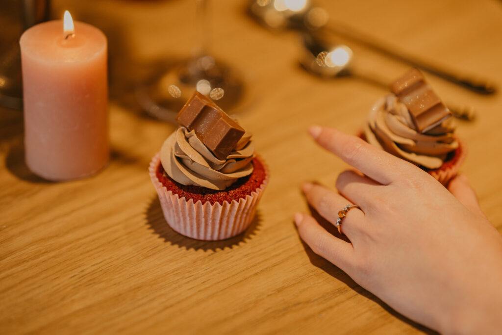 Demande en mariage au restaurant