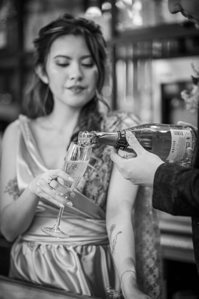 Demande en mariage au restaurant