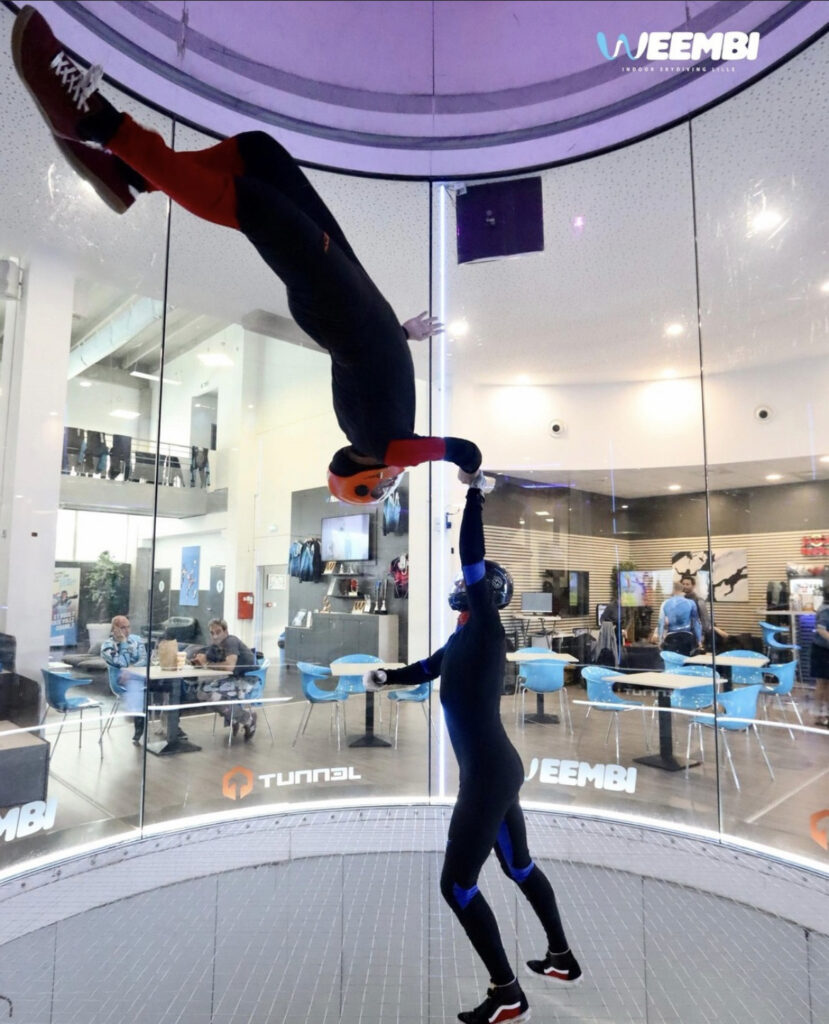 simulateur chute libre