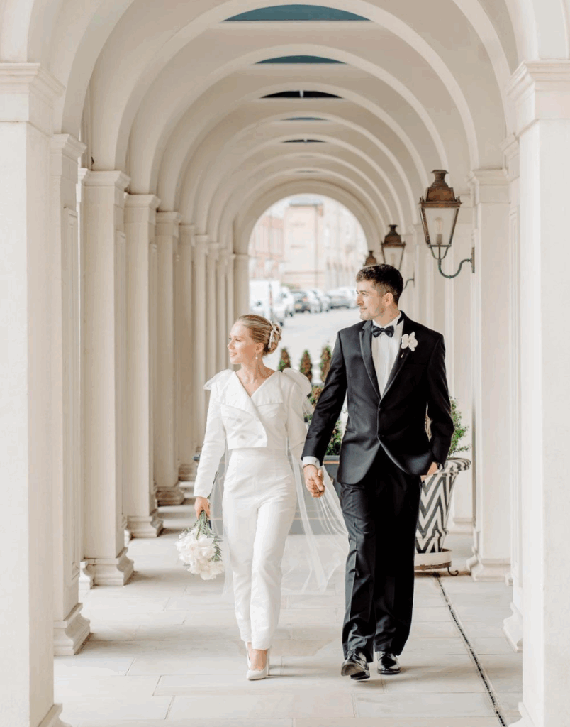 Tailleur mariée blanc Bordeaux