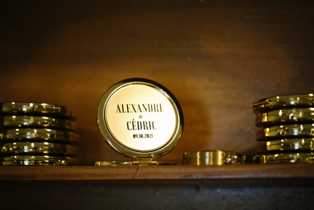 accessoires mariage au pays des merveilles, cadeaux convives, gousset, cadeau d'invité