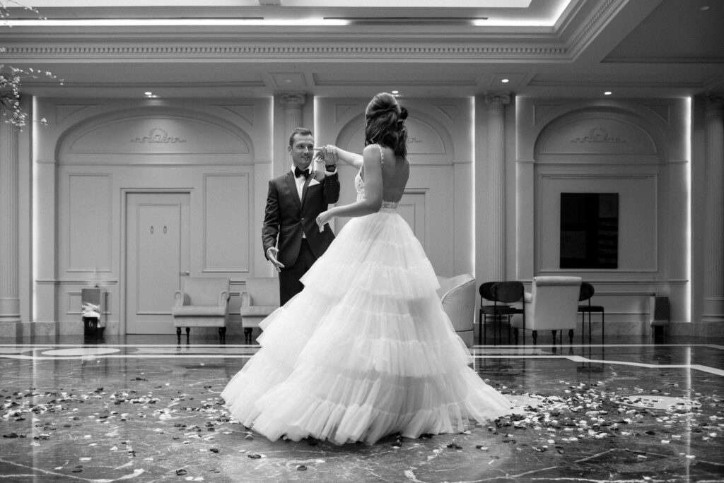 mariée et marié, danse