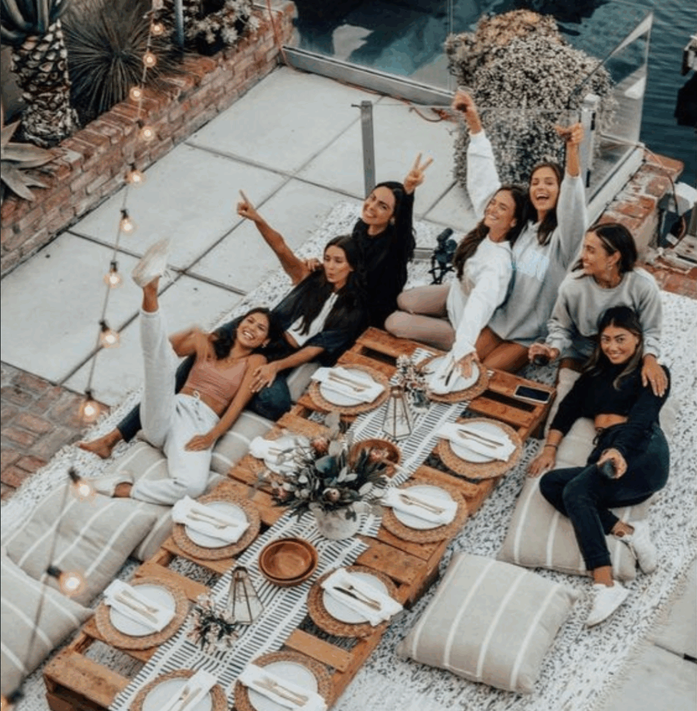 photo étapes EVJF parfait