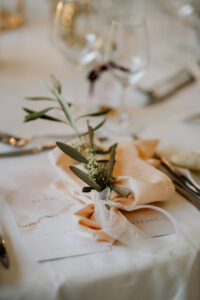 fleurs, décoration, menu, table, végétaux, soie, marque-place, rose,