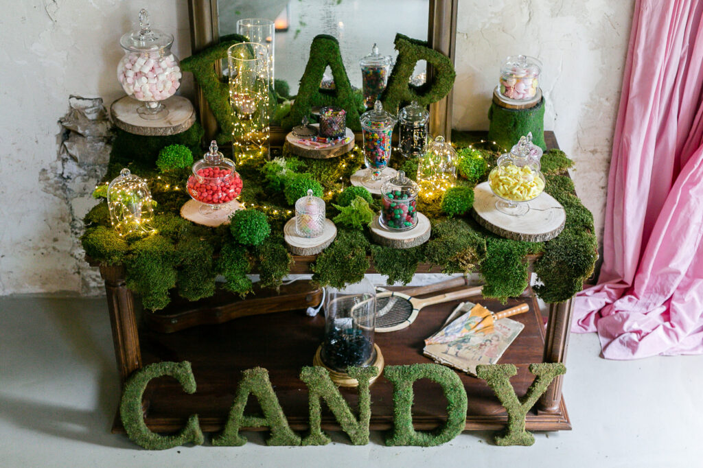 candy bar, dessert de mariage