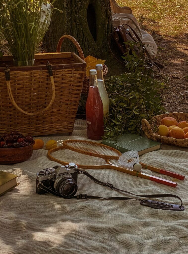 Un espace pique-nique pour les invités