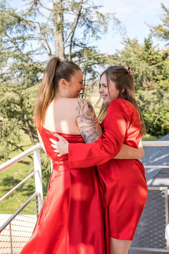 robe rouge, red dress, sororité, wedding planner, organisation, mariage