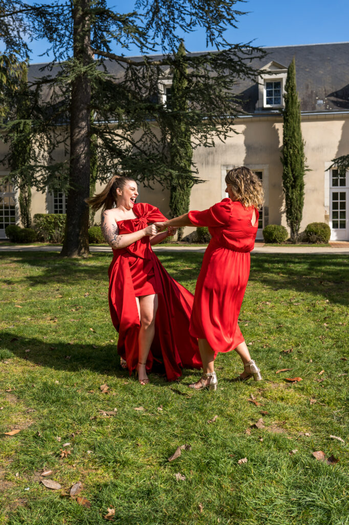 robe rouge, red dress, sororité, wedding planner, organisation, mariage