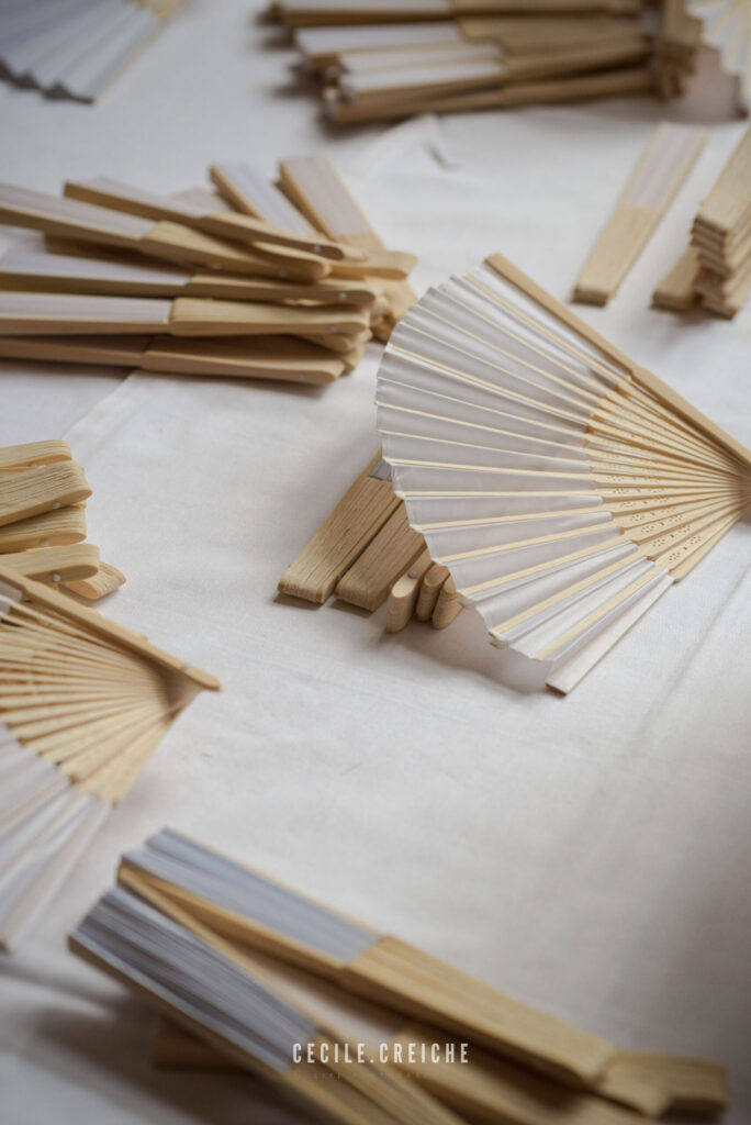 éventails, idées utiles, mariage, invités, accessoires