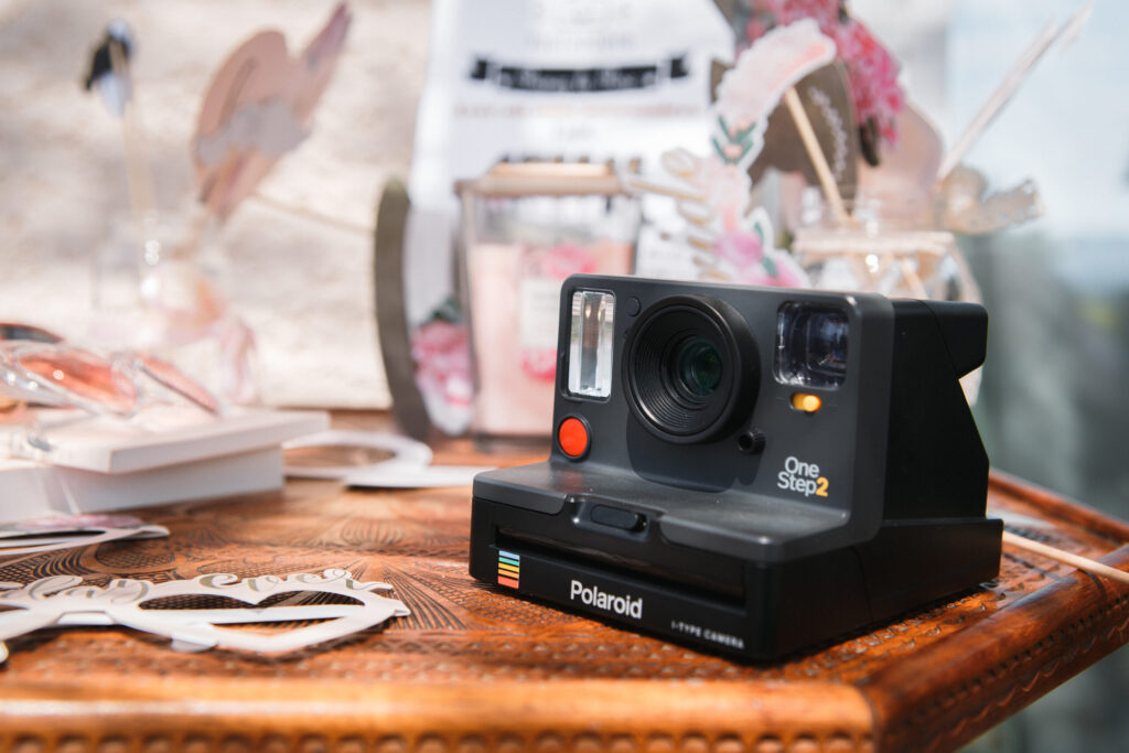 Appareil photo, idée fun, photographie, mariage, polaroid, photos instantanées