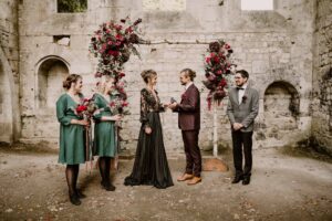 cérémonie laïque noir témoins