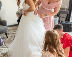 habillage surjupe mariée