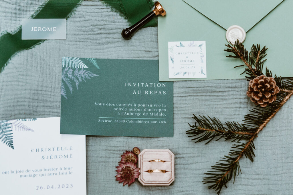 faire part, papèterie, alliance, invitation,