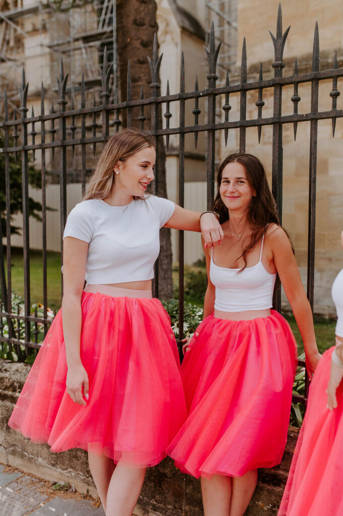 demoiselle d'honneur, tutu rose, dress code, pink, rose, amie, friends