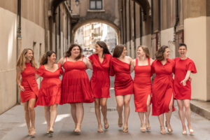 Red Dress, Wedding planner, robe rouge