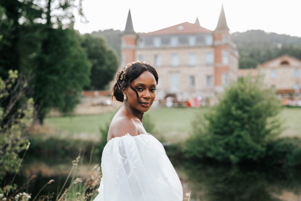 Mariage, mariée, couple, portrait, bridal portrait